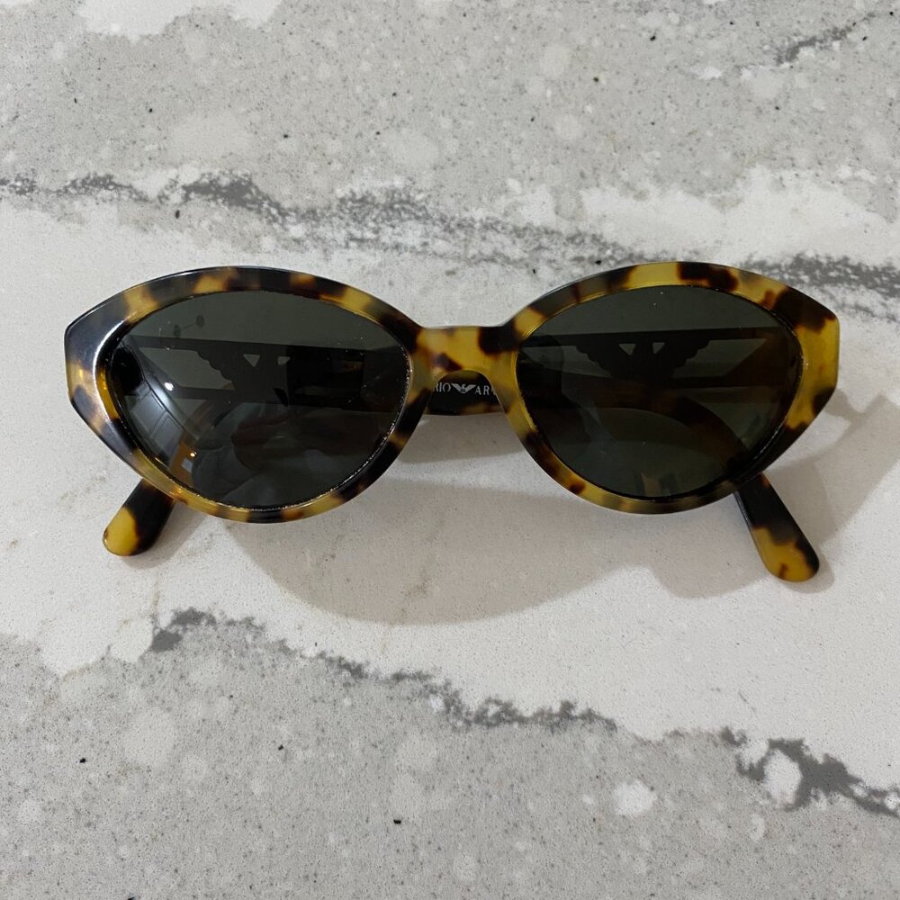 Vintage 90s Emporio Armani Tortoiseshell Sunglasses